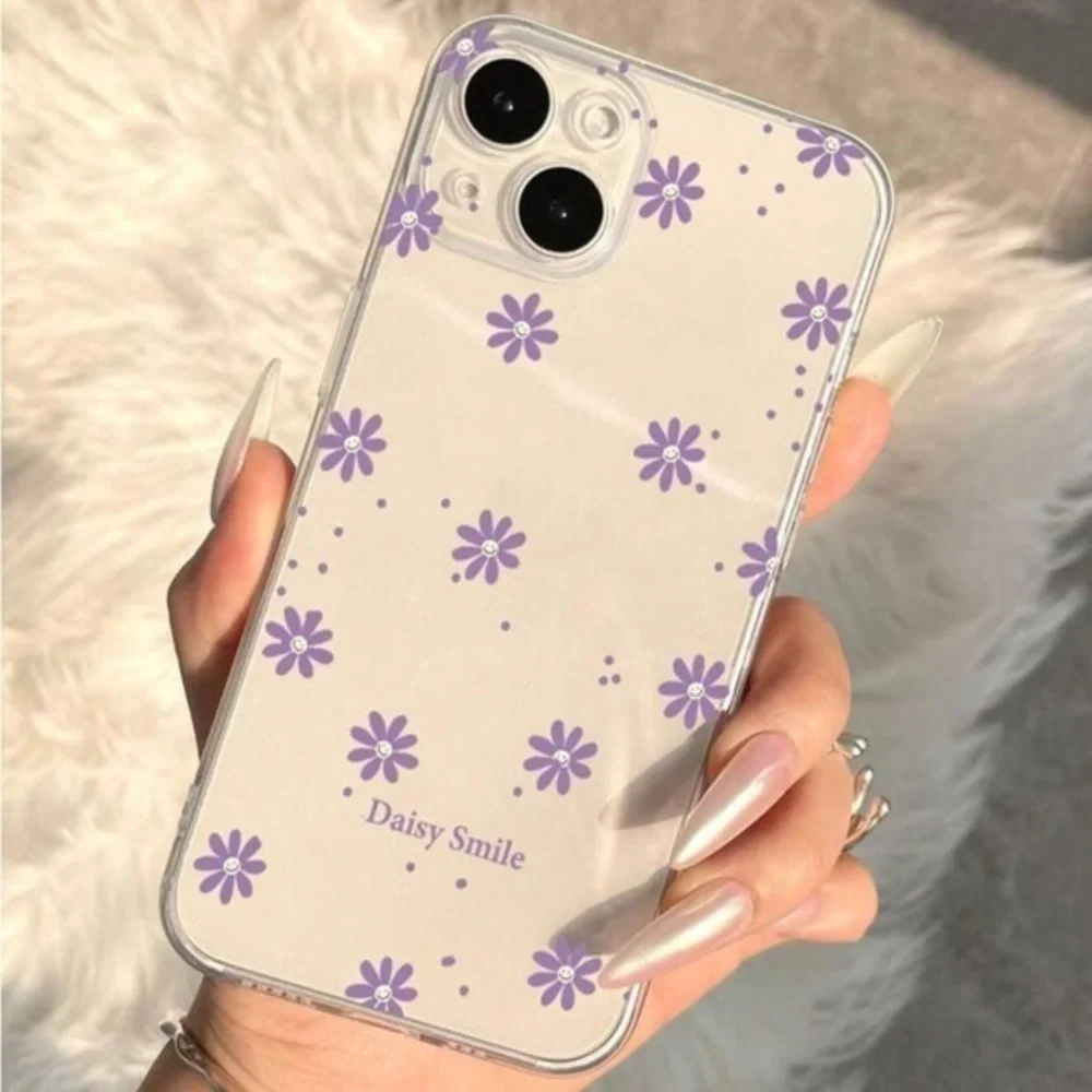 ⚠️Clearance🫧iPhone 13/Pro/Pro Max Clear Floral Phone Case - Picture 1 of 3